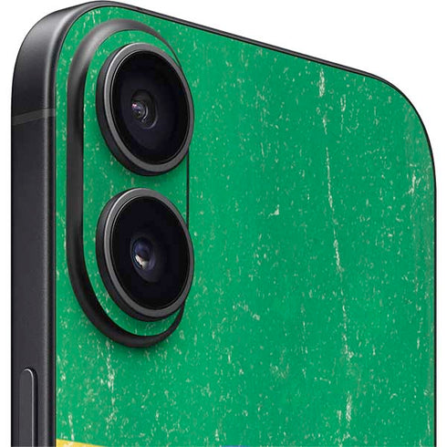 Ethiopia Flag Distressed iPhone 16 Plus Skin